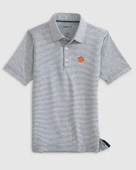 Clemson Lyndonn Jr. Striped Jersey Performance Polo