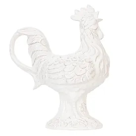 Clever Creatures Ceramic Rooster Pitcher