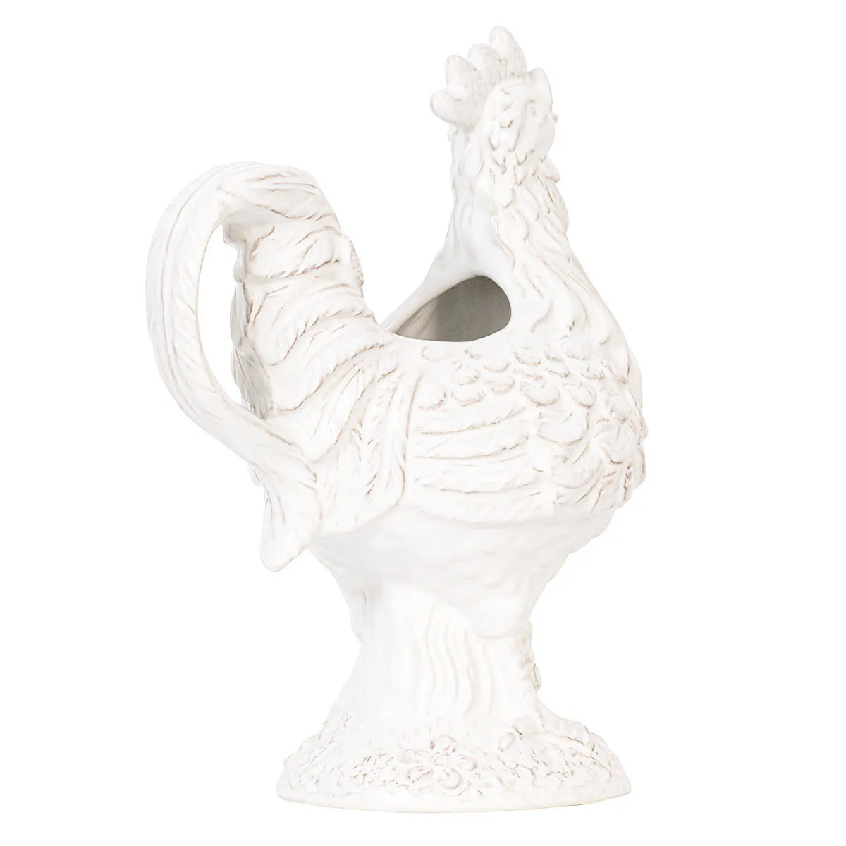 Clever Creatures Ceramic Rooster Pitcher