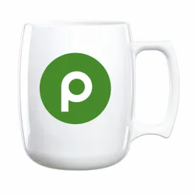 *Courier Plastic Mug, 14 oz. - Made in the USA