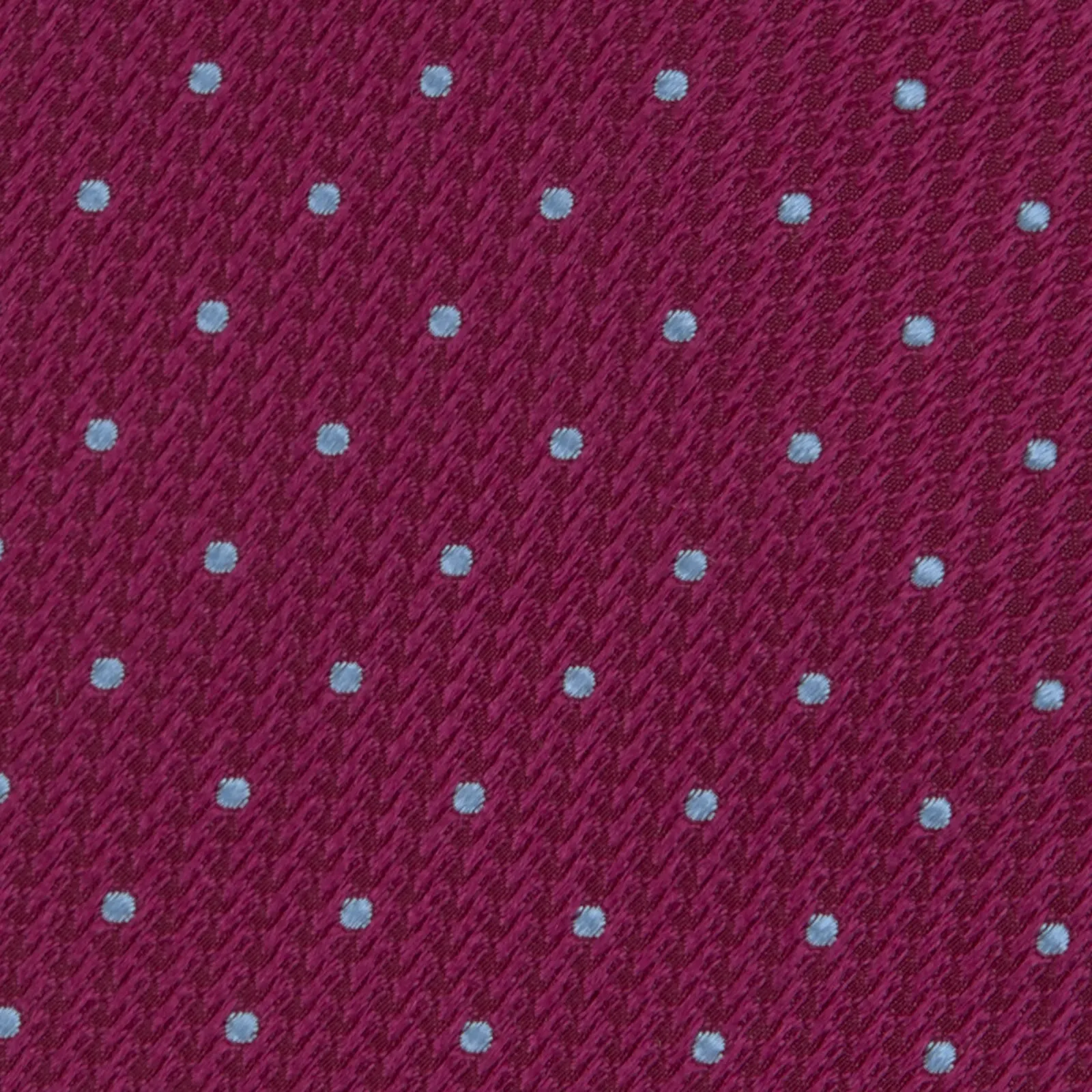 Dark Pink and Blue Spot Lace Silk Tie