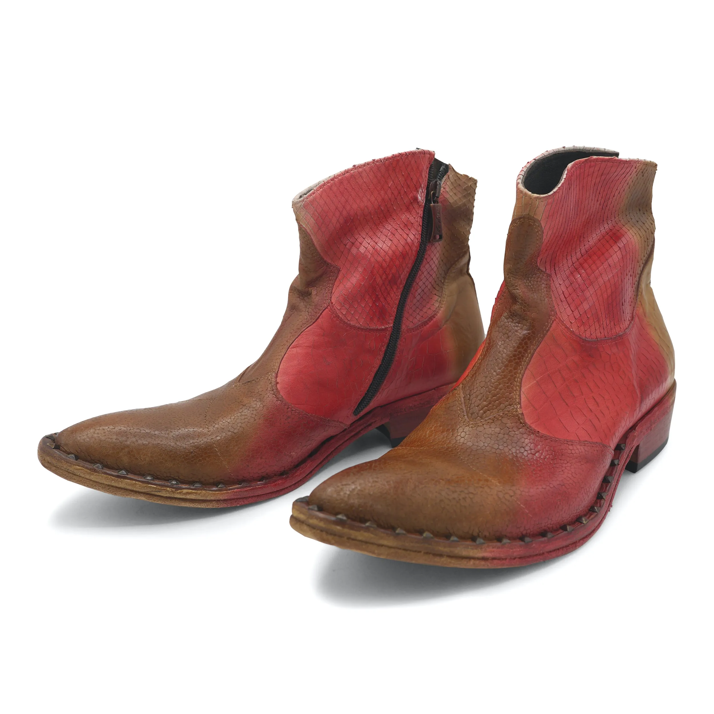 DEAN - Red/Brown Vintage Western