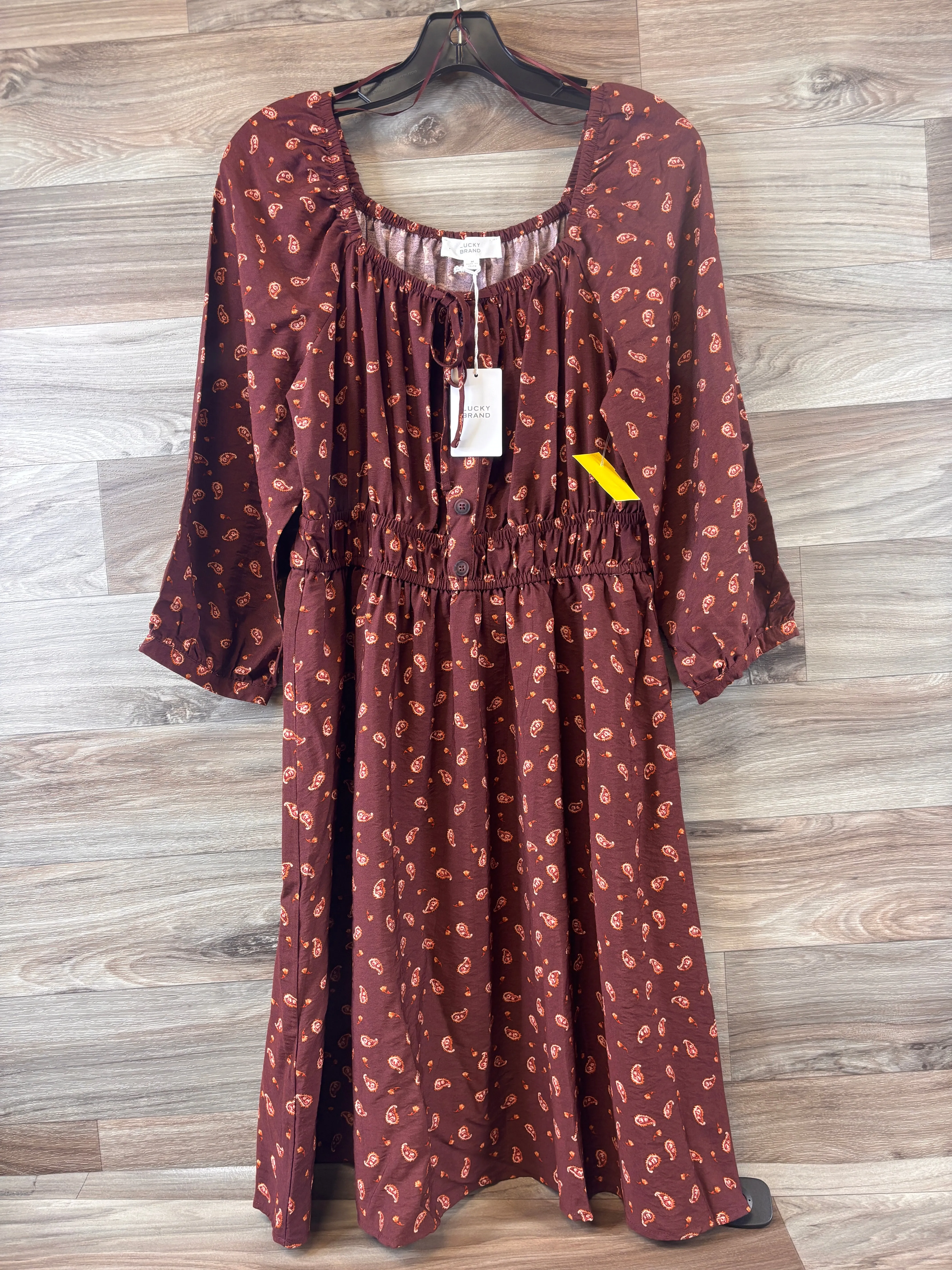 Dress Casual Short By Lucky Brand In Brown, Size: M