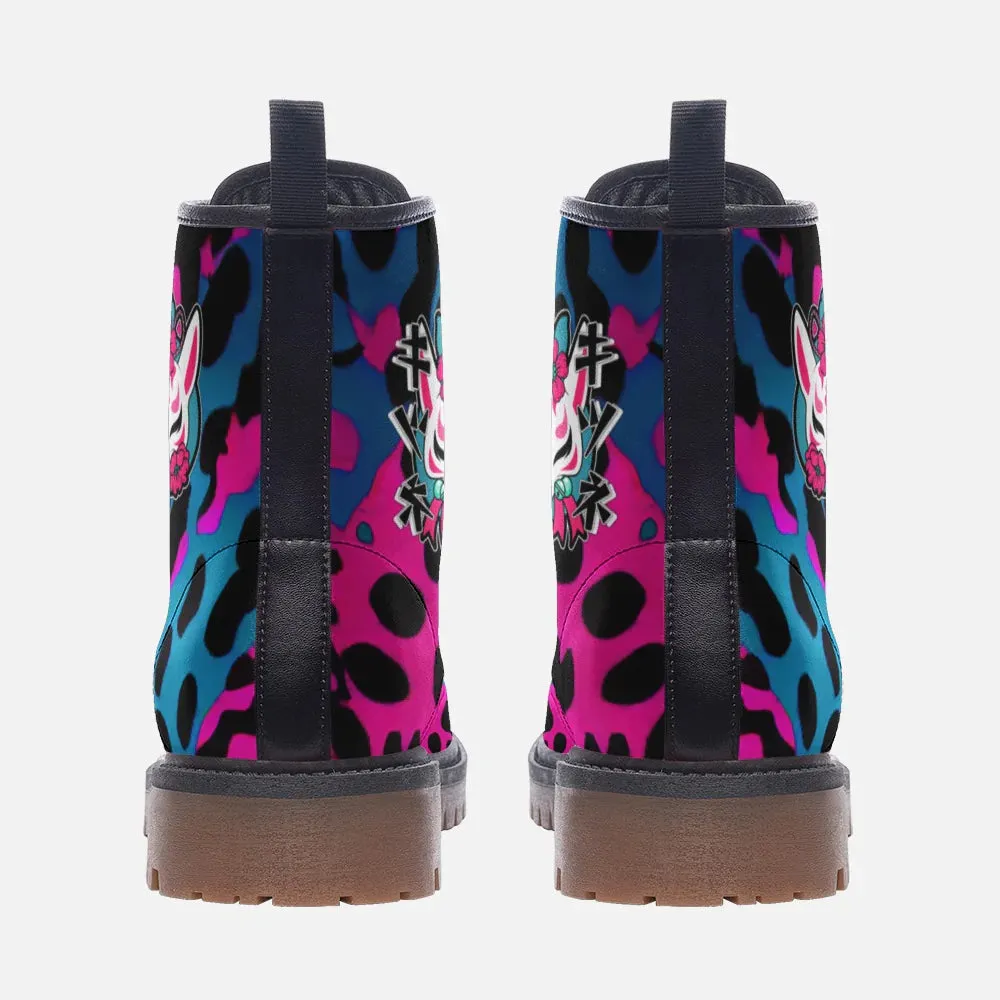 Dripping Leopard Women Boots