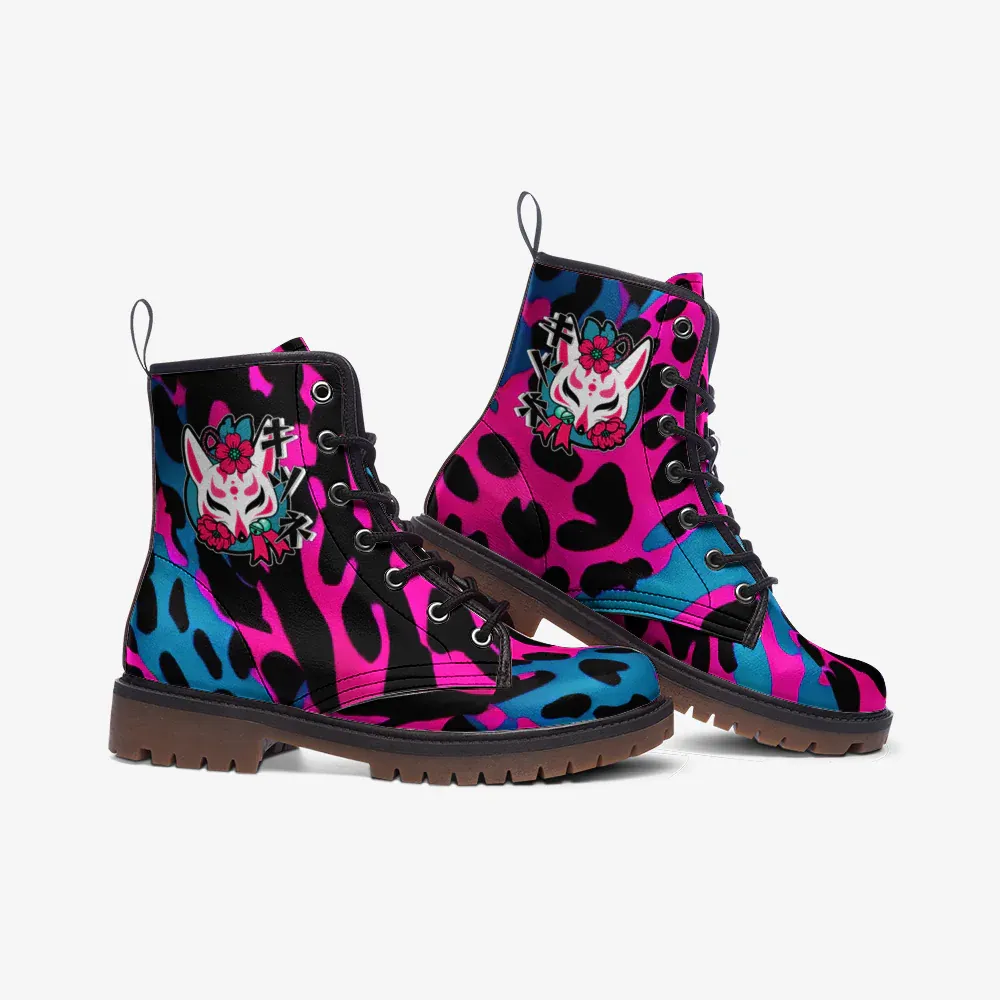 Dripping Leopard Women Boots