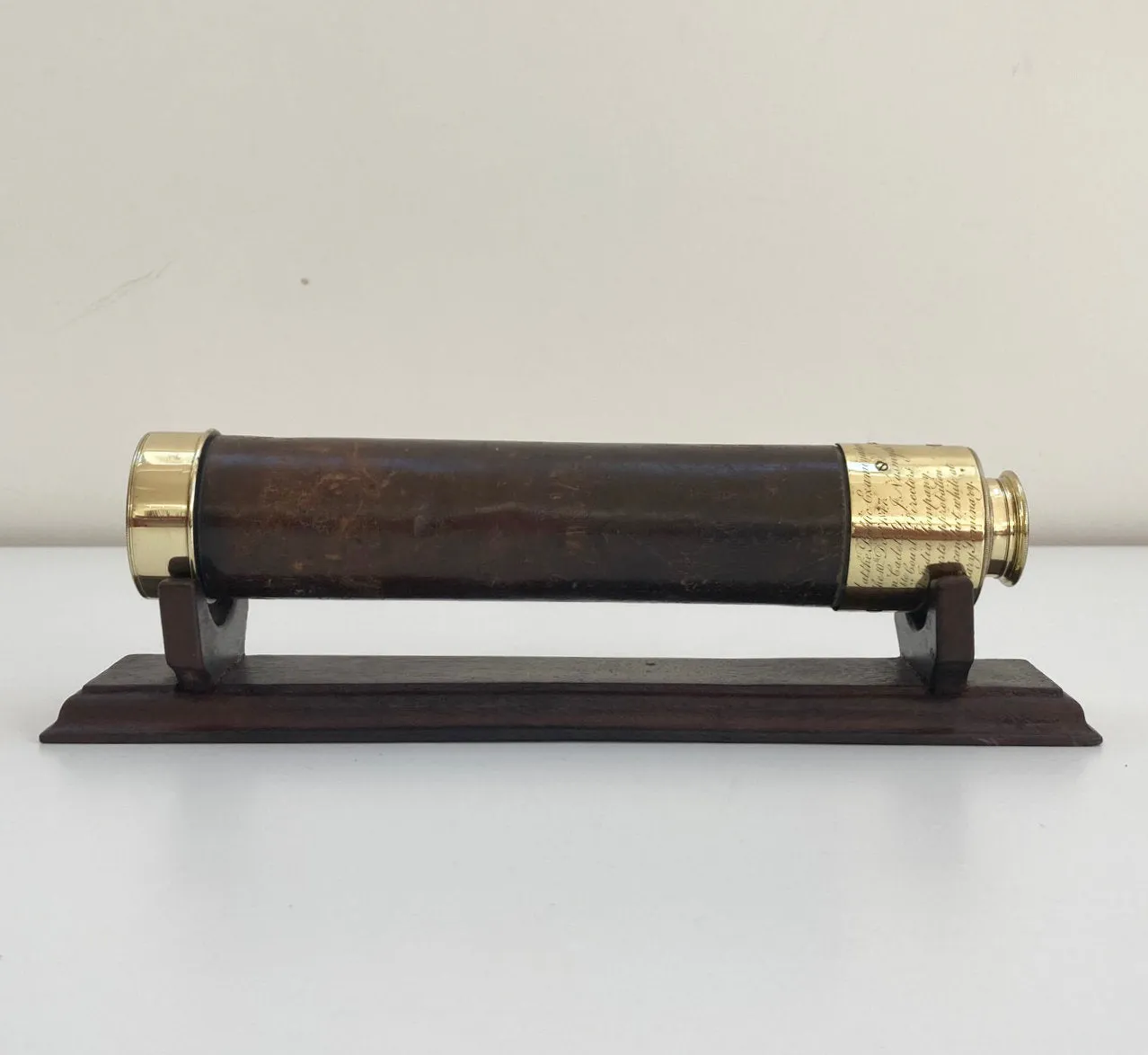 Early Victorian Telescope by Dollond with East India Company Presentation Engraving