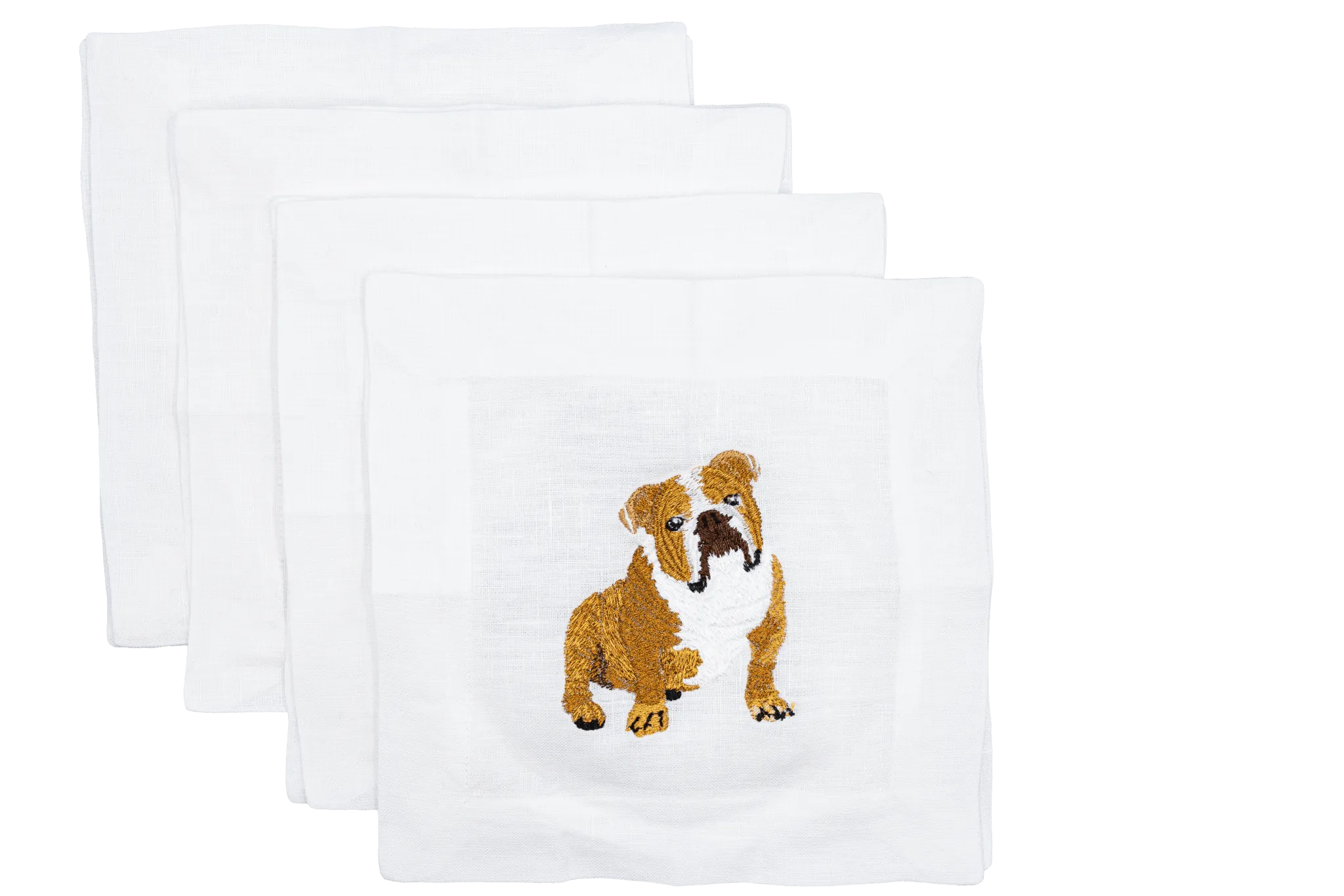 English Bulldog Cocktail Napkin