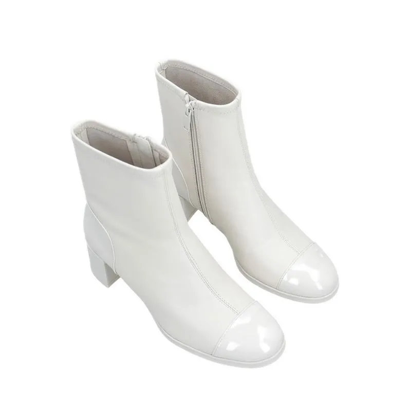 EQ901-WHT Women's Boots - White