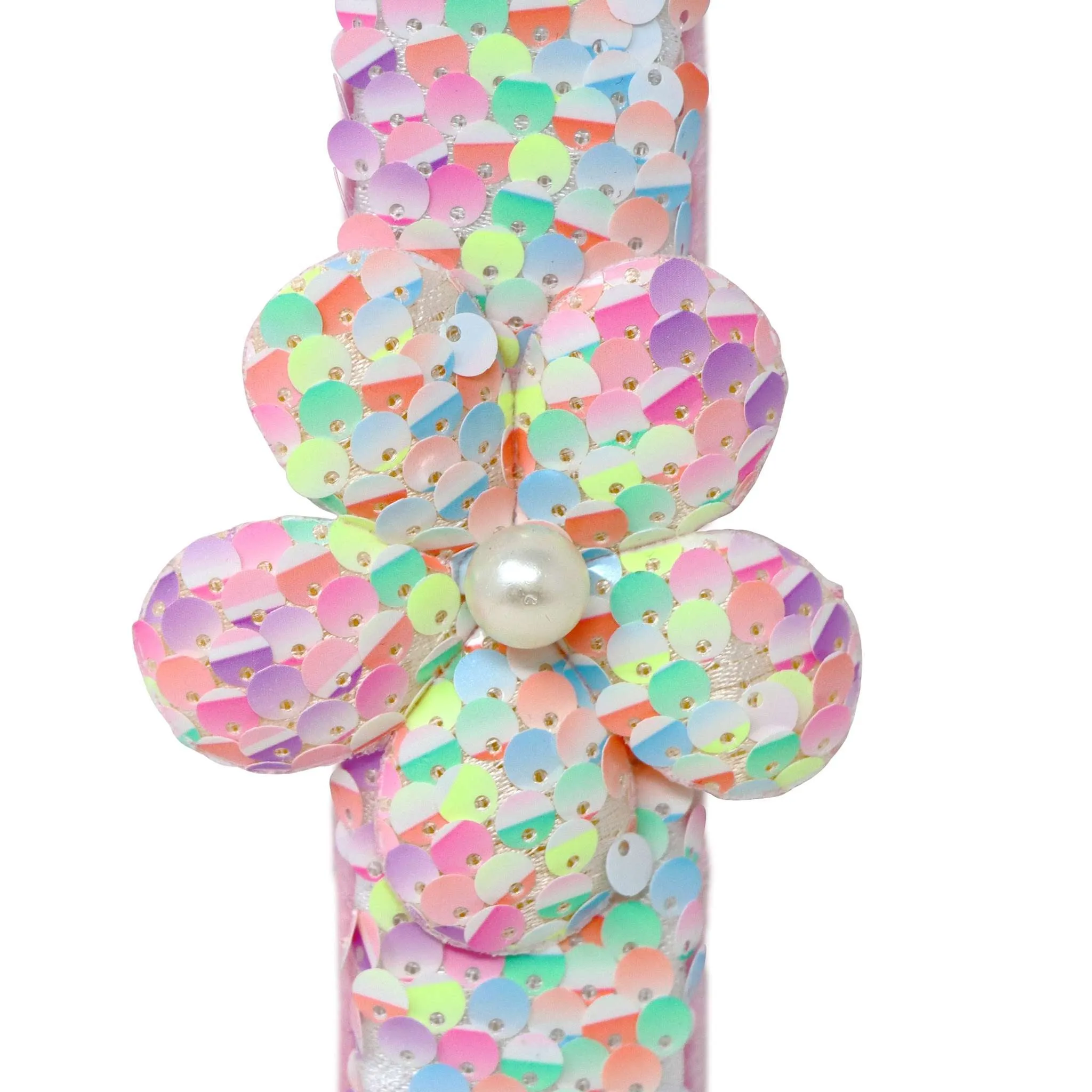 Flower Sequin Slap Bracelet