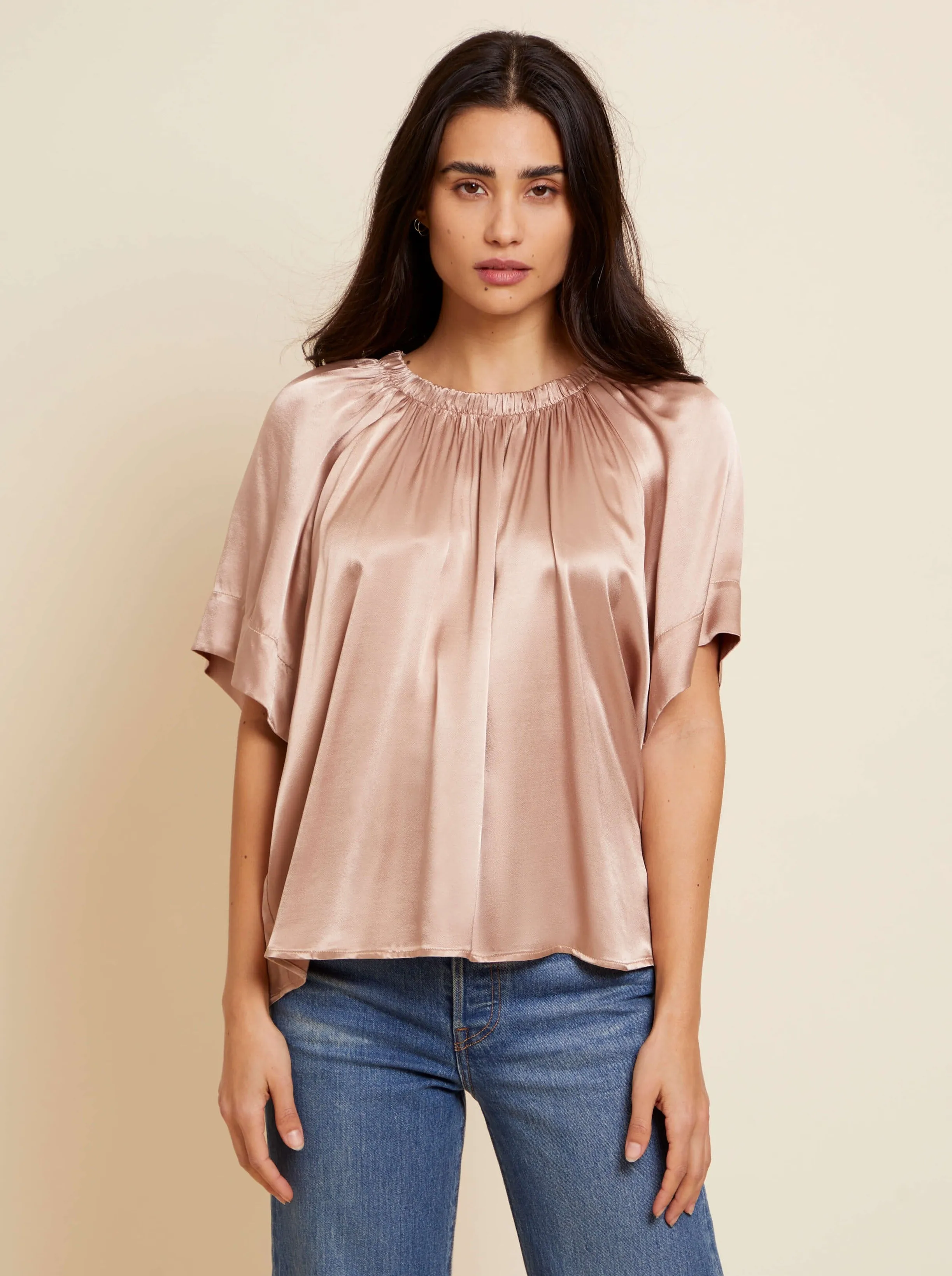 Giavanna Blouse - Tan