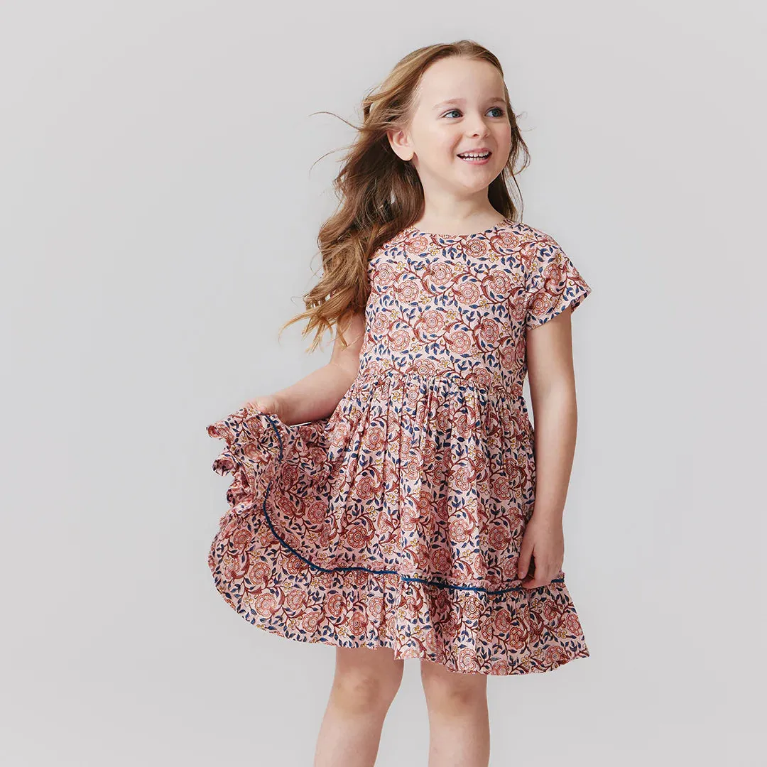 Girls Niley Dress - Pink Blossom