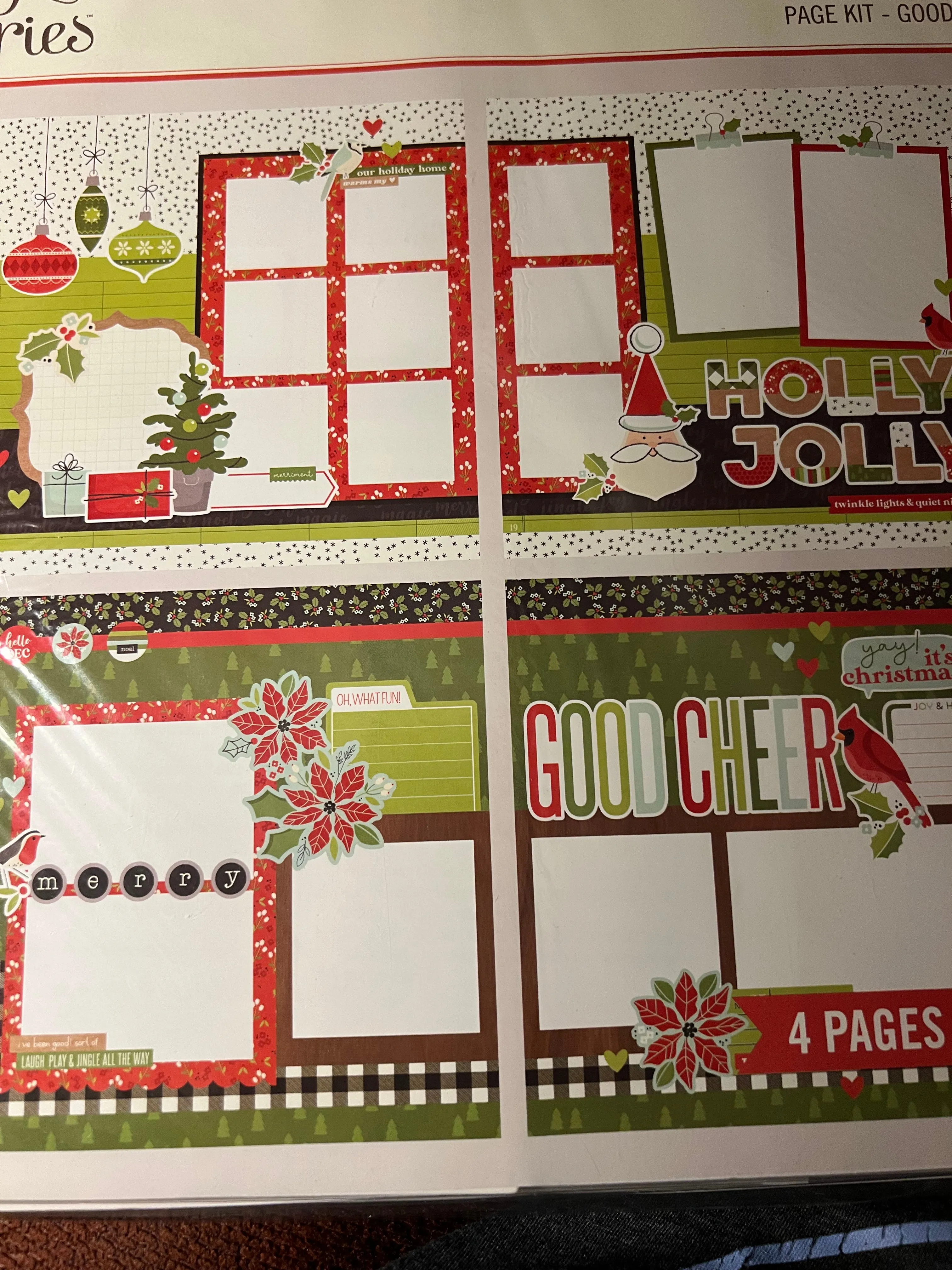 Good cheer Page layout by Simple pages Simple Stories