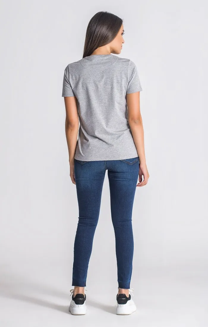 Grey Melange Core Tee