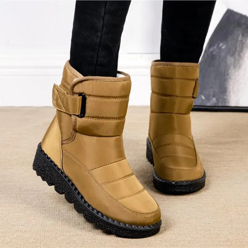 GRW Orthopedic Boots For Women Waterproof Comfortable Fur Lined Ankle Winter Snow Boots