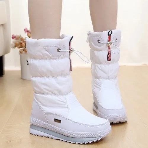 GRW Orthopedic Women Boot Fur Lined Warm Waterproof NonSlip Fashion Snow Boots