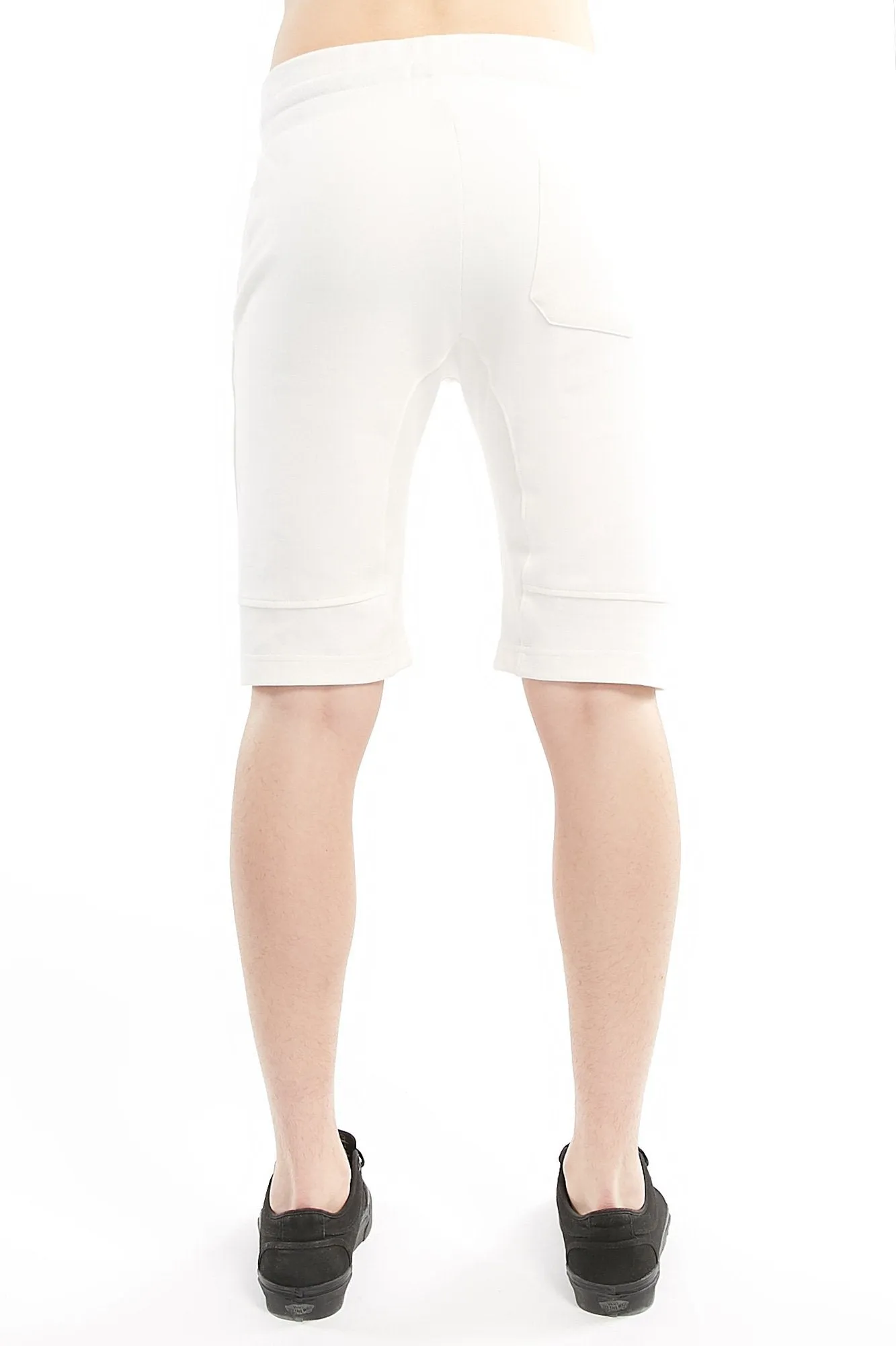 Guys Zipper Detail Pocket Drawstring Short