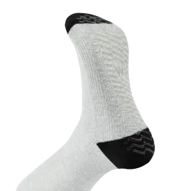 Heather Black - Grip Socks - Wide Calf - 3 Pack