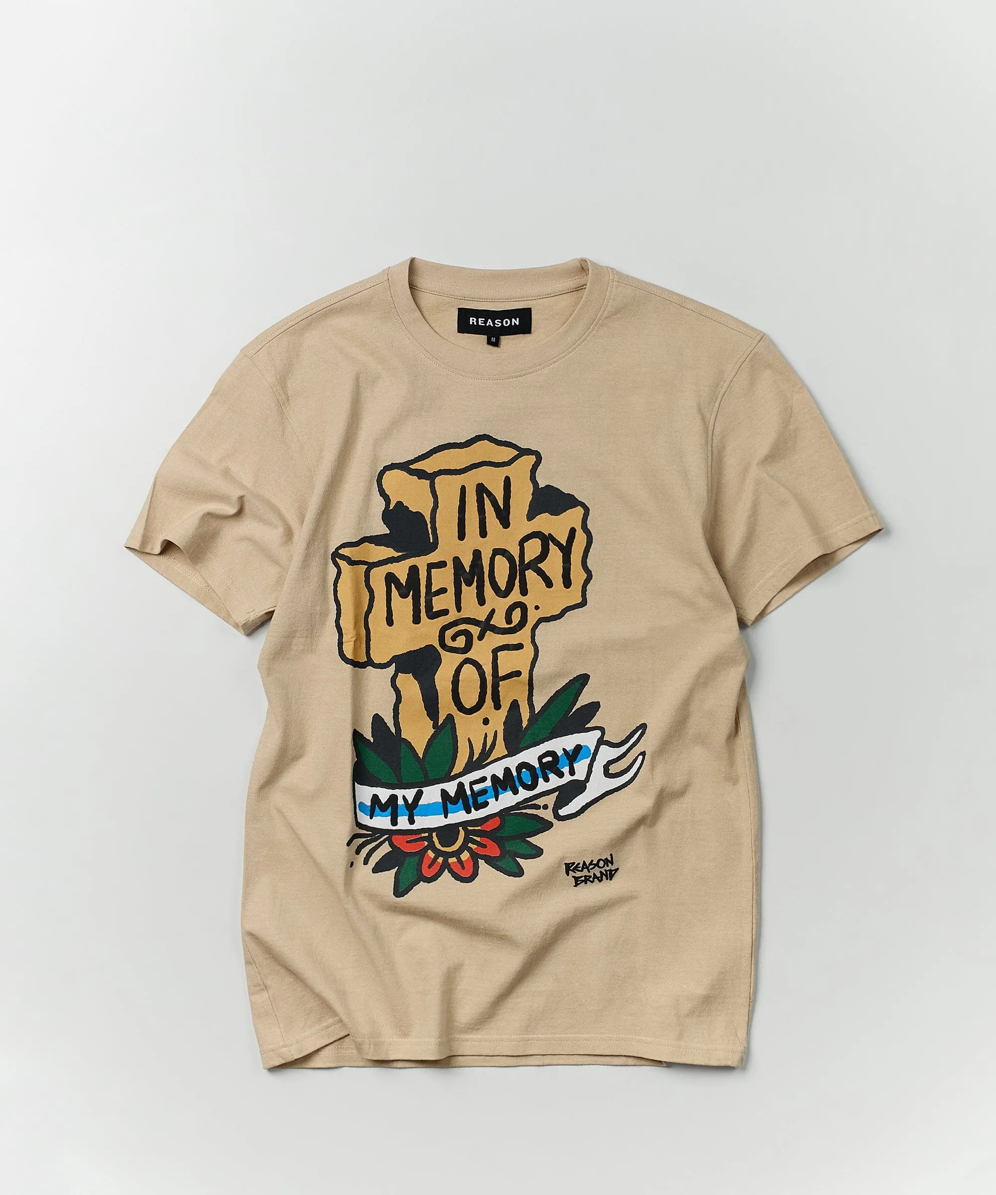 In Memory Of Short Sleeve Tee - Sand