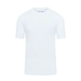 Jacob Cohen Garment Dyed Embossed Badge Short Sleeve T-shirt (White)