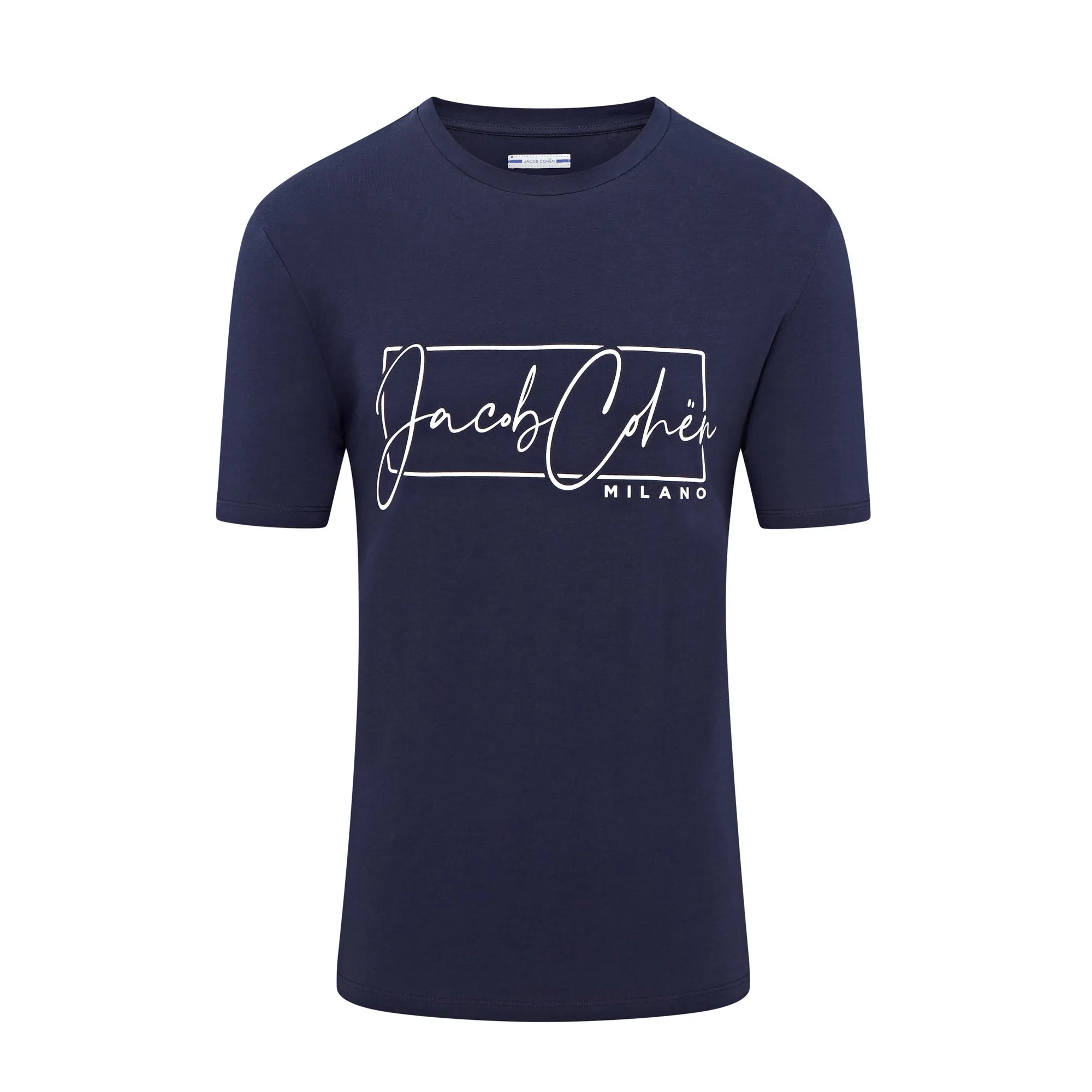 Jacob Cohen Signature Milano Short Sleeve T-shirt (Navy)