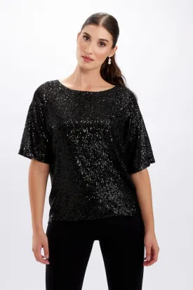 Joseph Ribkoff, 234216 Sequin Style Top