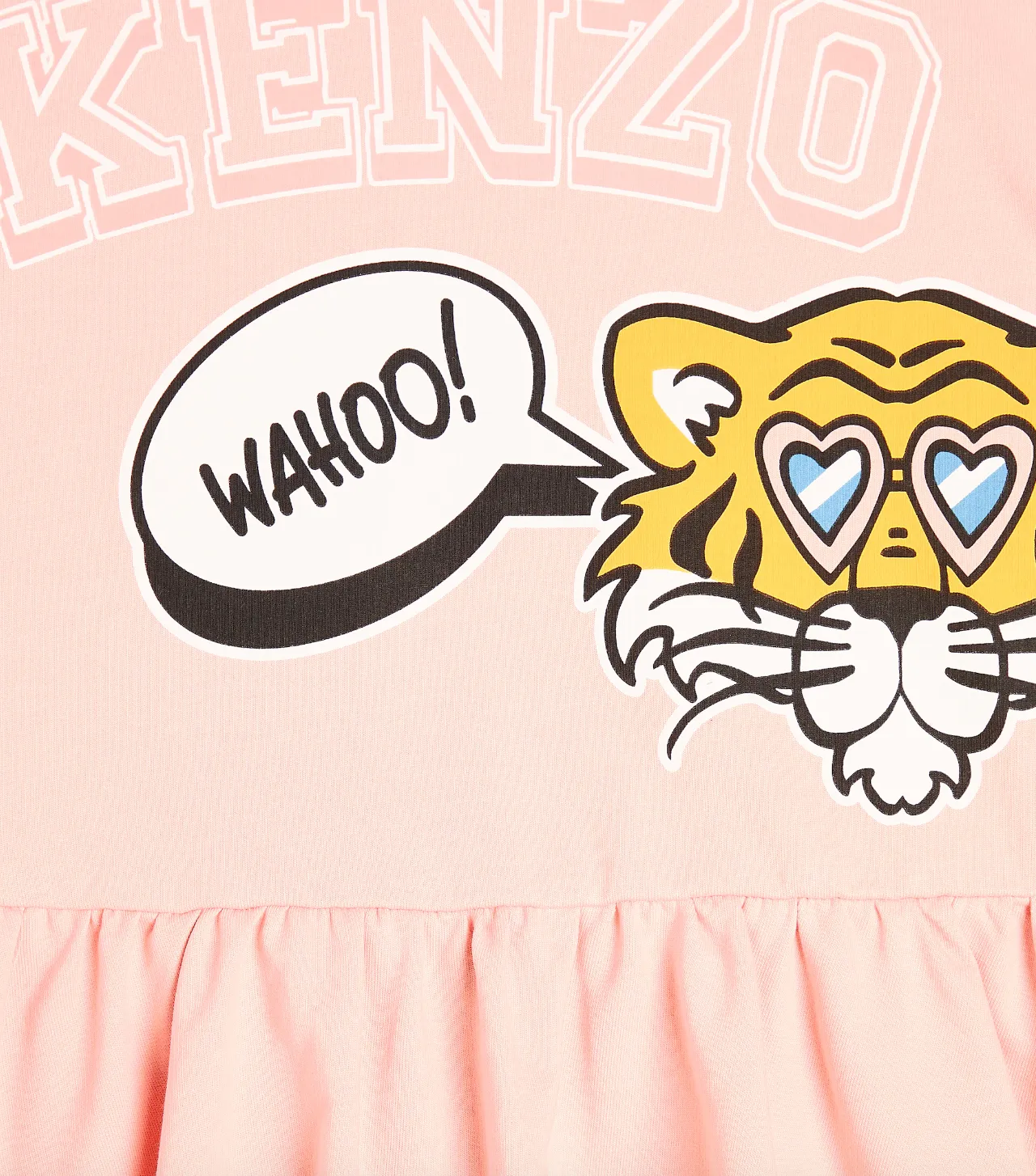 Kenzo Pink Short Sleeved Dress