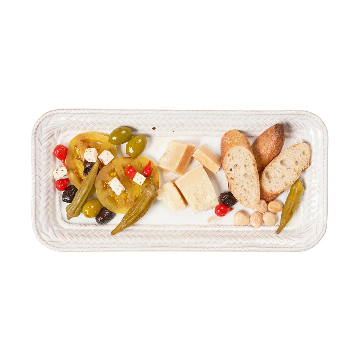 Le Panier 13" Hostess Tray - Whitewash