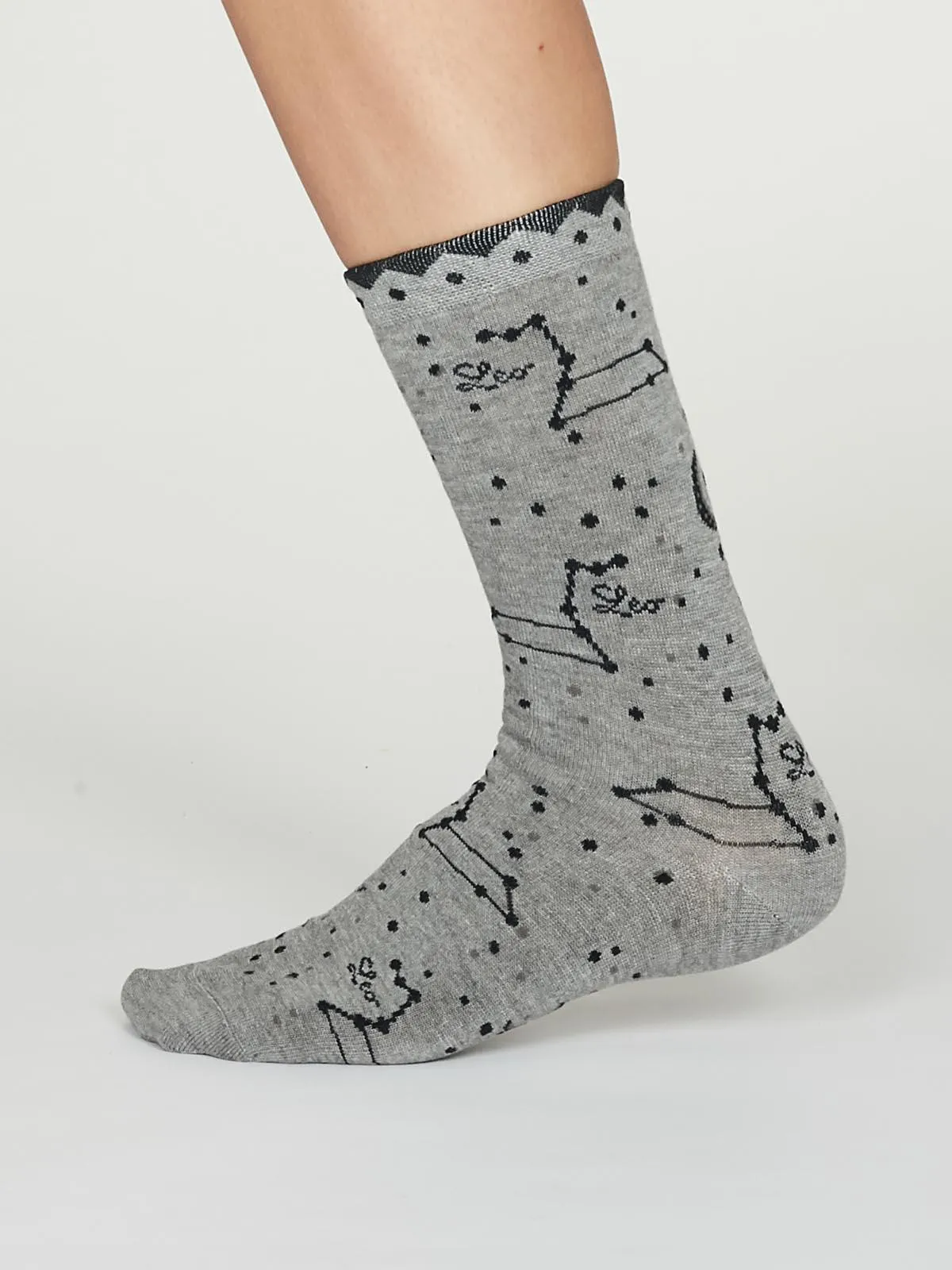 Leo Zodiac Bamboo Organic Cotton Horoscope Star Sign Socks