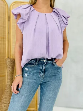 Leveled Out Top - Lavender