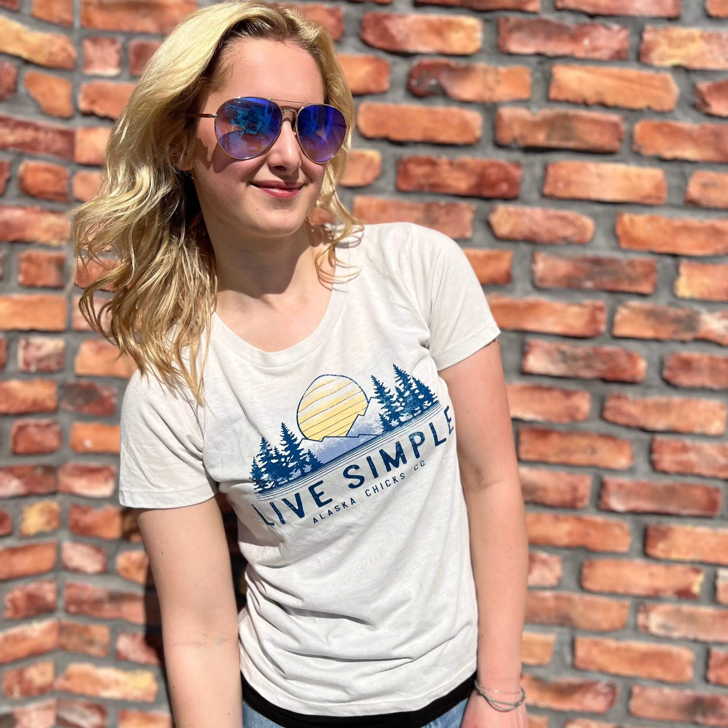 Live Simple Sunset T-Shirt