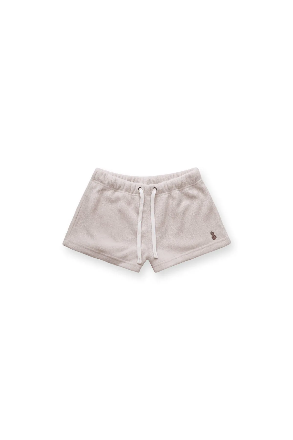 Luxe Plush Fleece 2" Short Shorts - Champagne