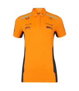 McLaren F1 2024 Women's Team Polo Shirt - Papaya