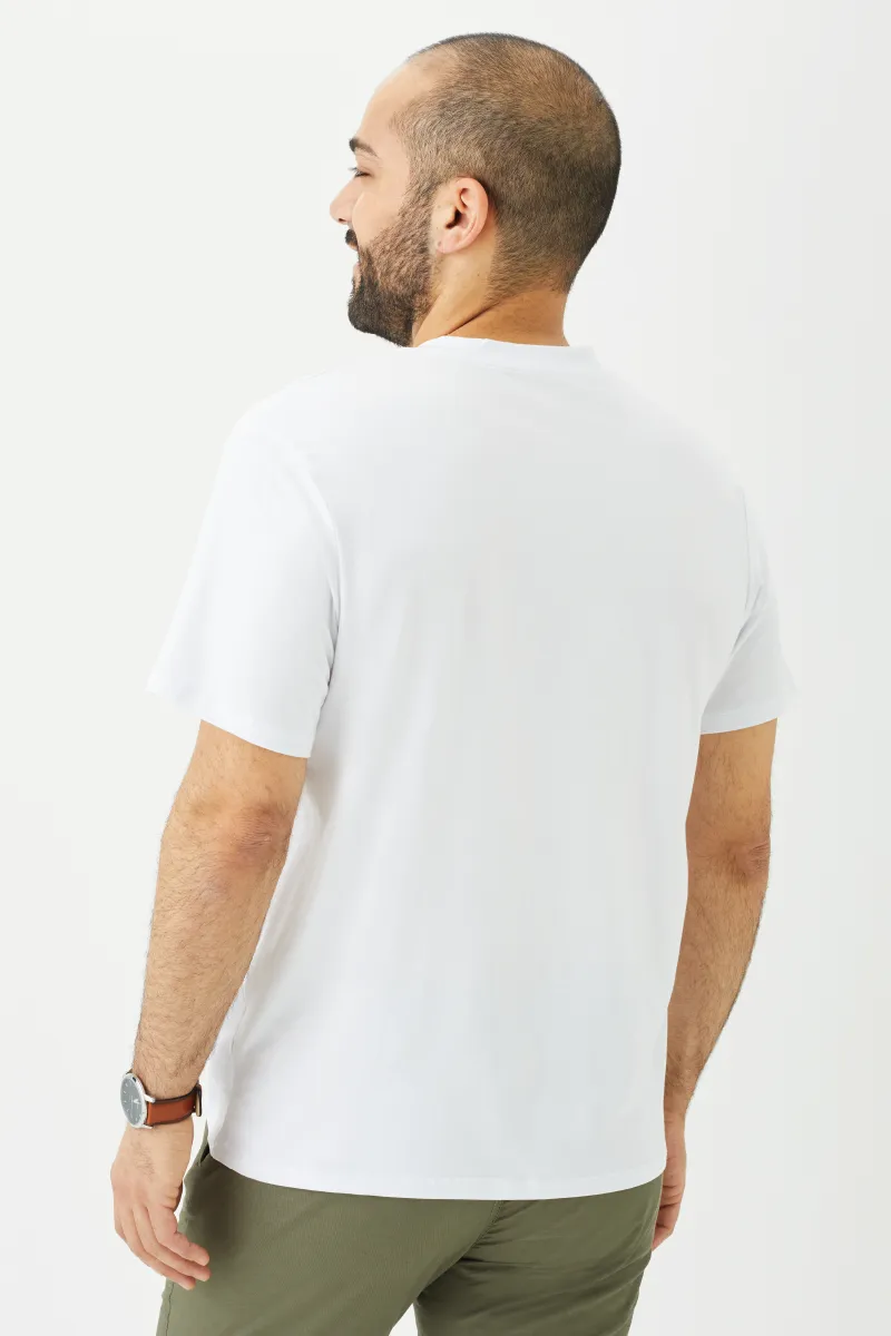 Men's Bamboo Cotton Short-Sleeve Vneck Tee-All Sales Final