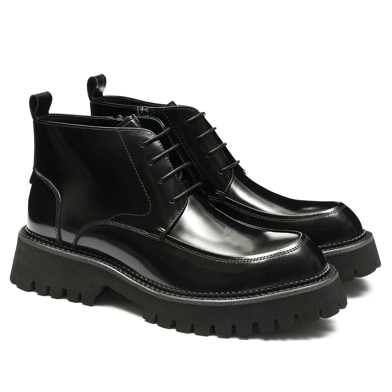 Men's leather ankle boots