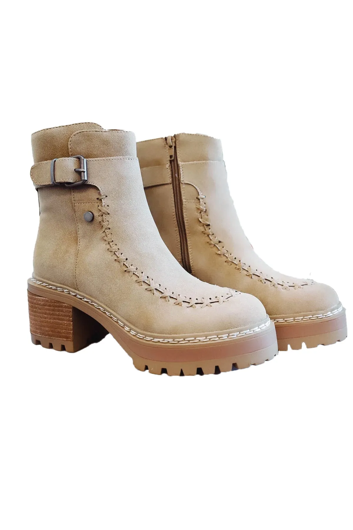 Mia Shoes Toula Boot-Sand