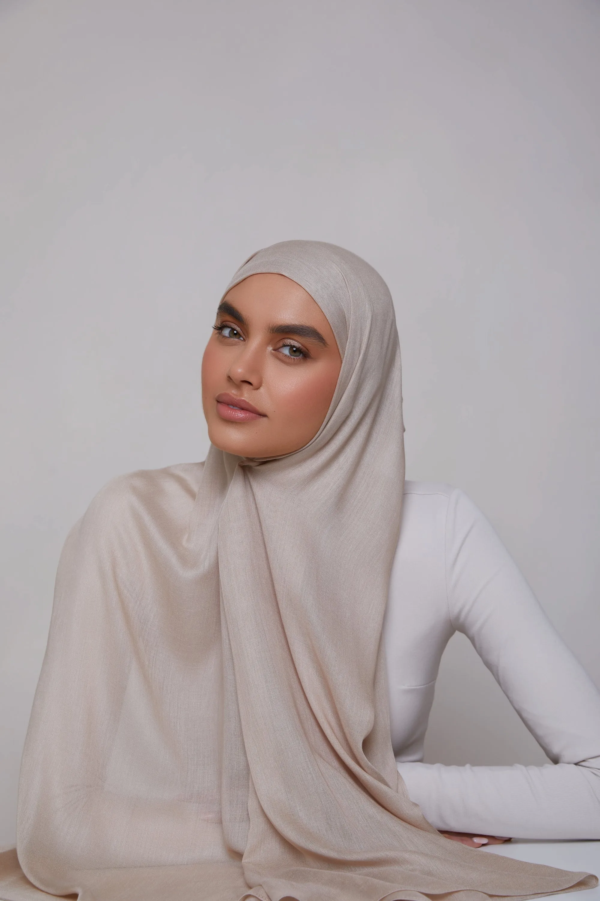 Modal Hijab - Light Sand