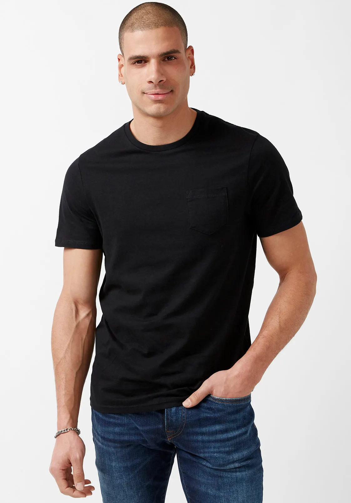 Naimop Black Jersey T-Shirt - BPM13887