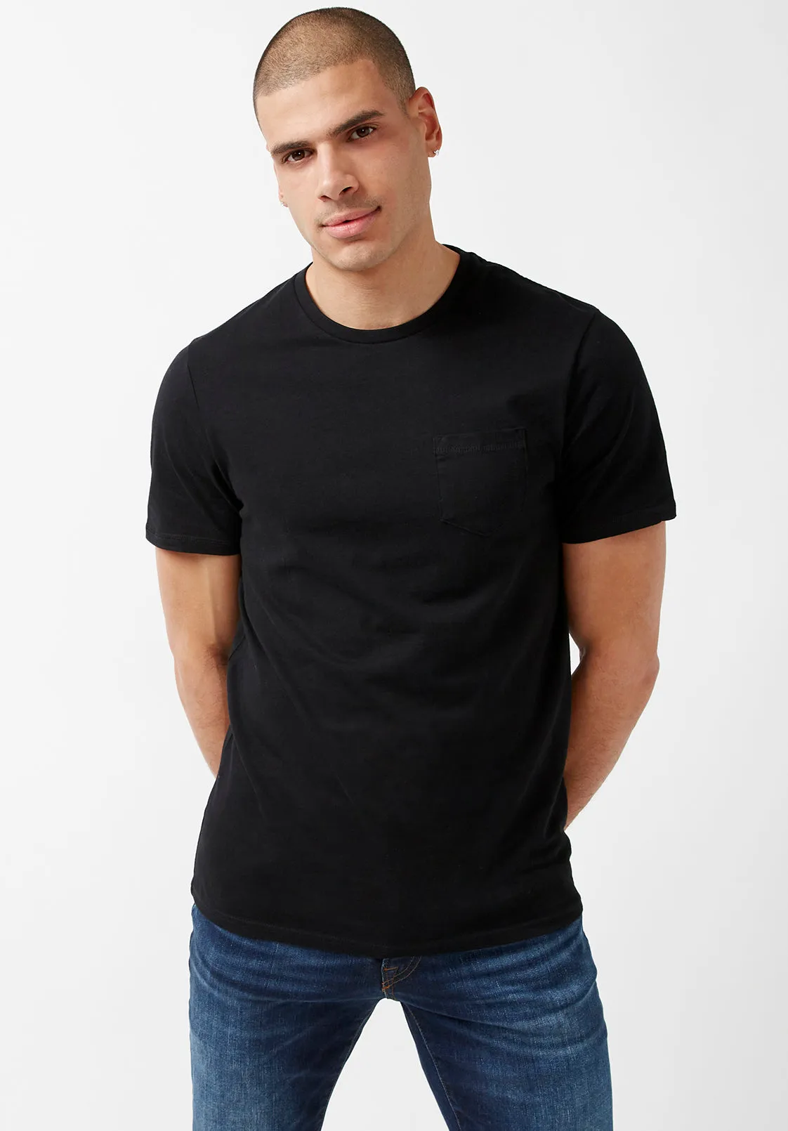 Naimop Black Jersey T-Shirt - BPM13887