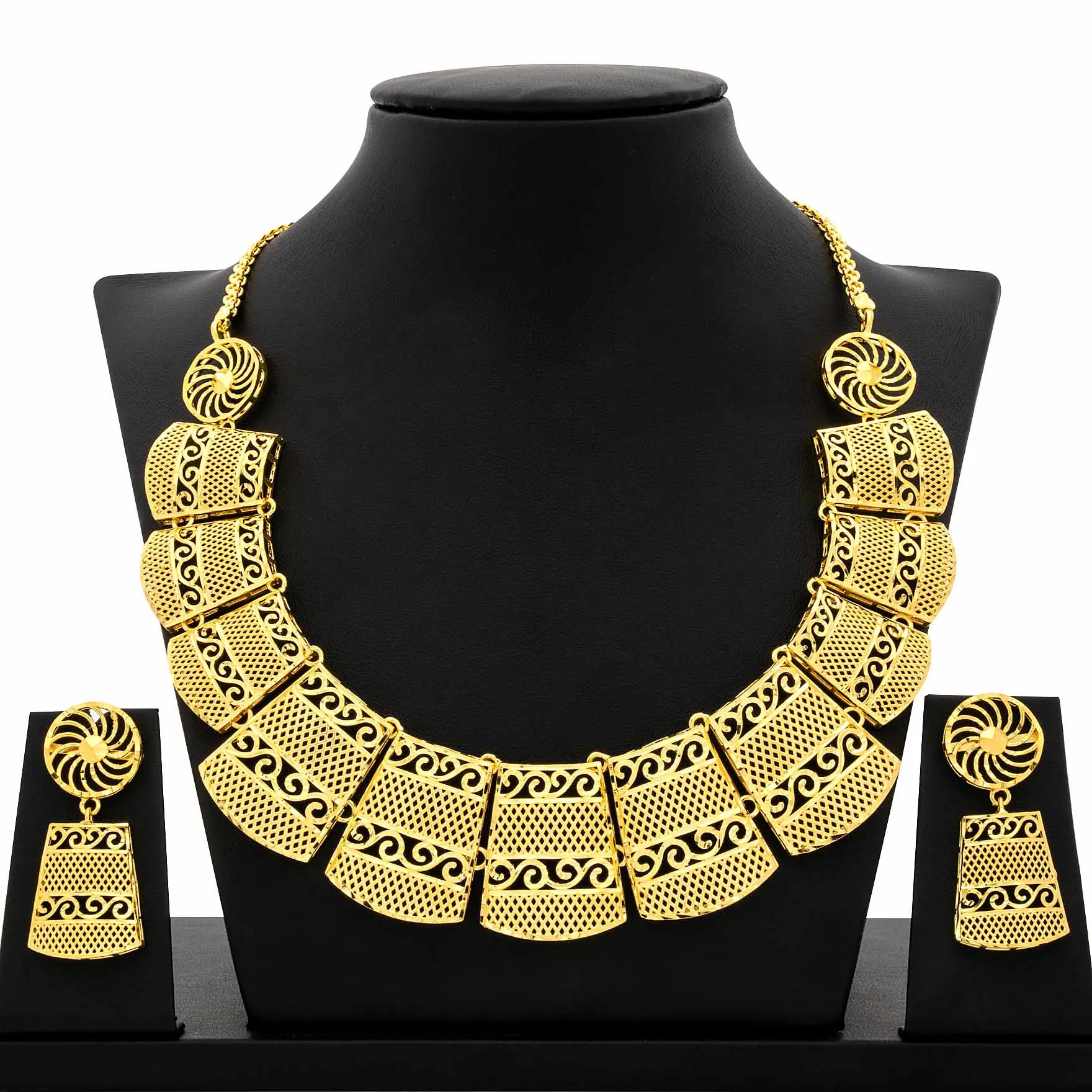 NECKLACE SET WITH RING AND STUD  PGNS8-037, PGHST66-061,PGR13-081