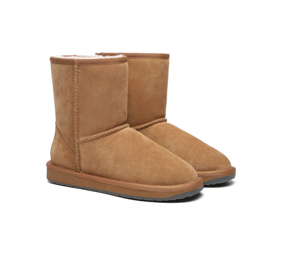 Premium Australian Sheepskin Boots Unisex Short Classic Plus