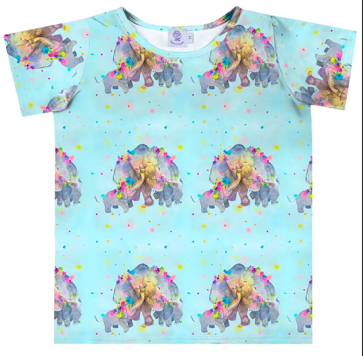 PREORDER Confetti Elephants Short Sleeve Tee (Ships w/c 2nd Dec)