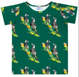 PREORDER Wattle Magpies Short Sleeve Tee (Ships w/c 2nd Dec)