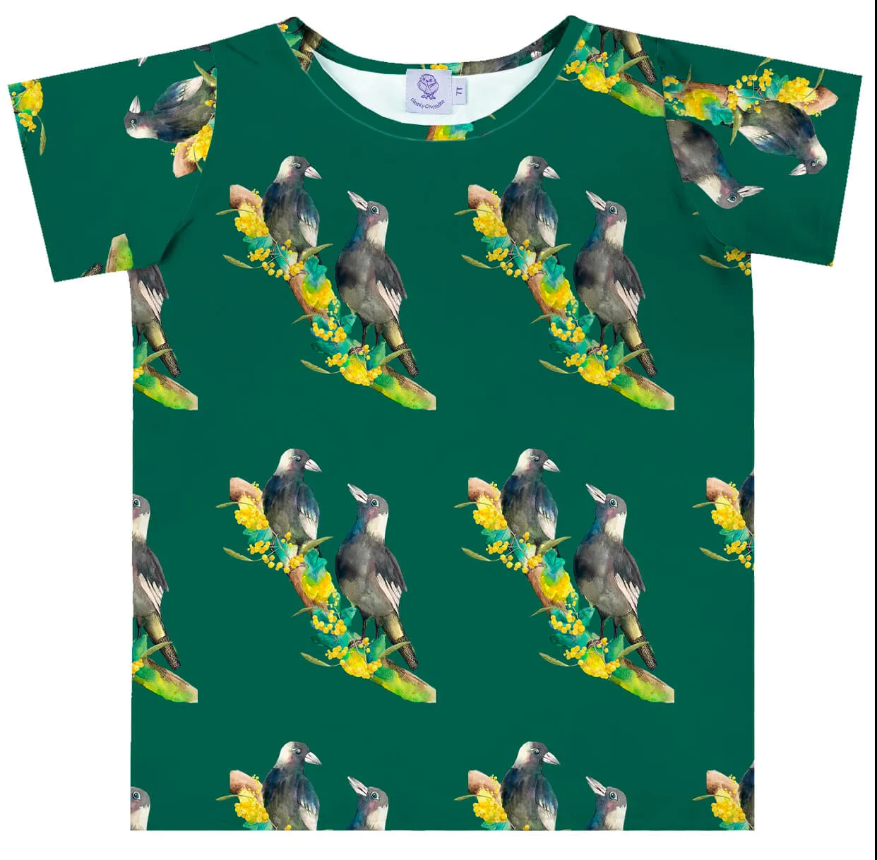 PREORDER Wattle Magpies Short Sleeve Tee (Ships w/c 2nd Dec)