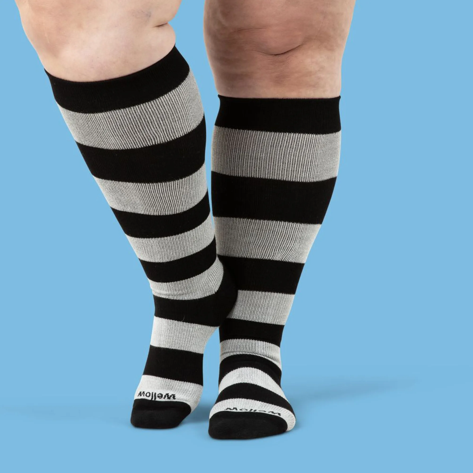 Rugby Black - Wide Calf - 5 Pack