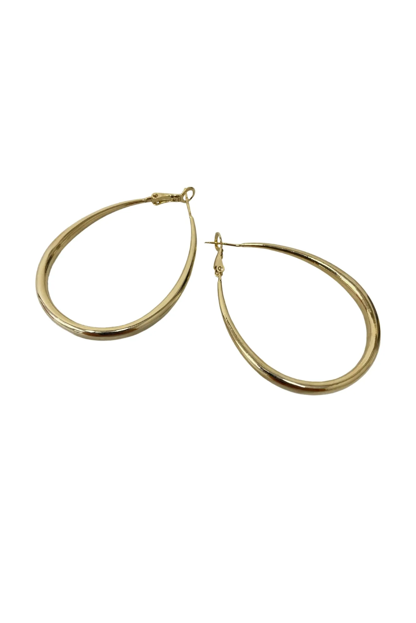 Sculpted Oval Shaped Earrings