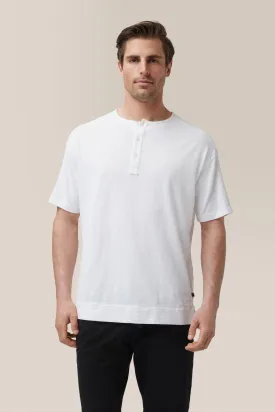 Short Sleeve Henley | Soft Slub Jersey