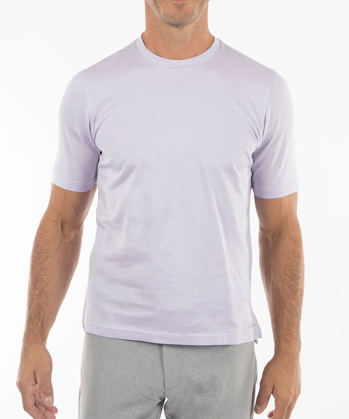 Signature Cotton Knit Short-Sleeve Cabana Tee Shirt