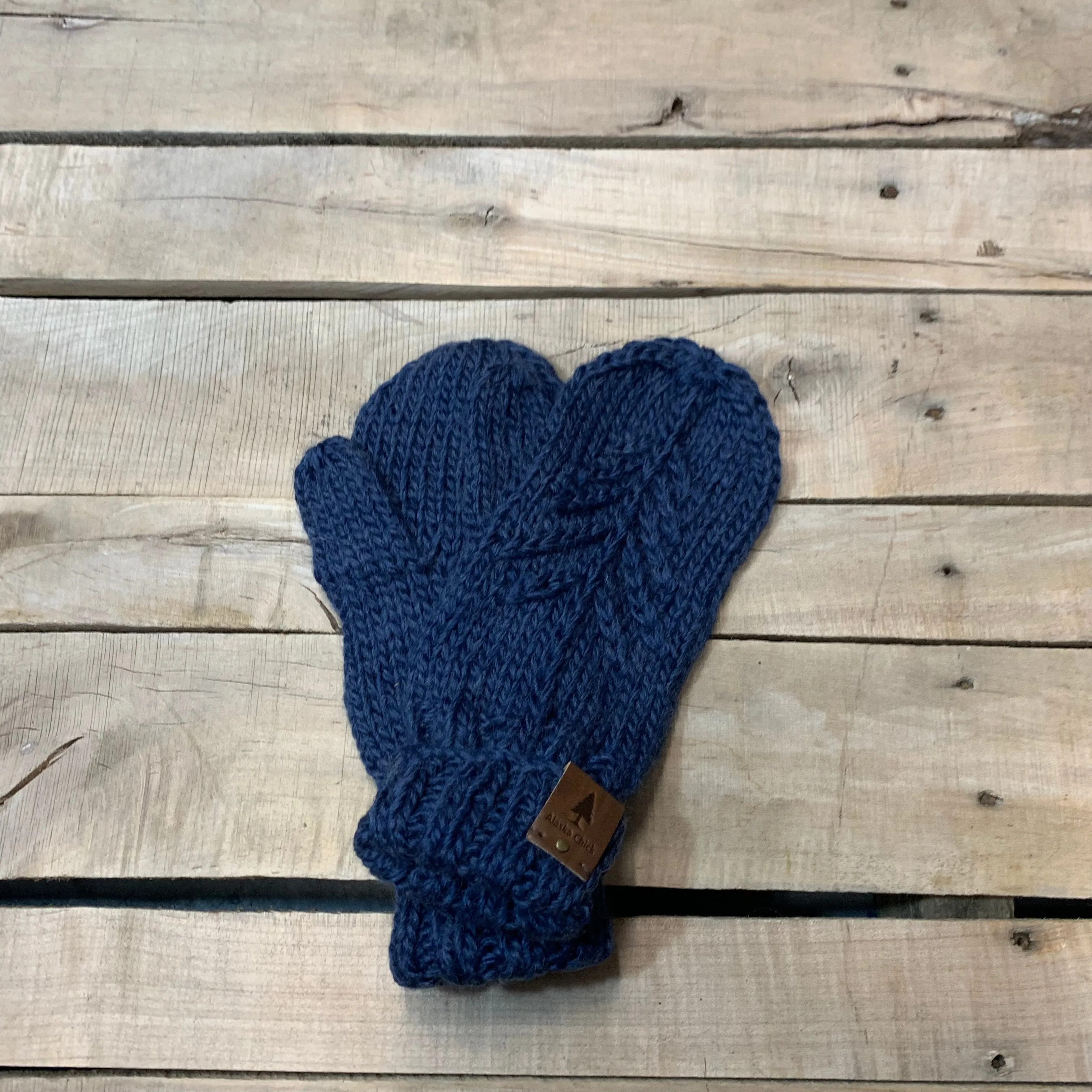 Single Tree Mittens - Fleece-Lined!