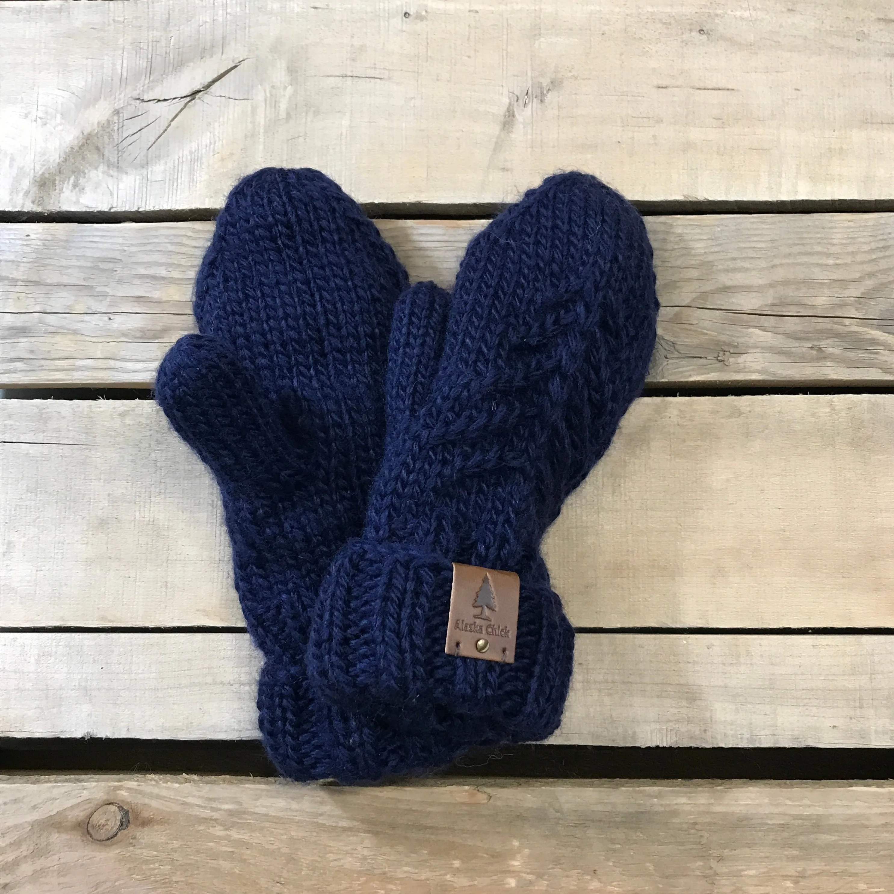 Single Tree Mittens - Fleece-Lined!