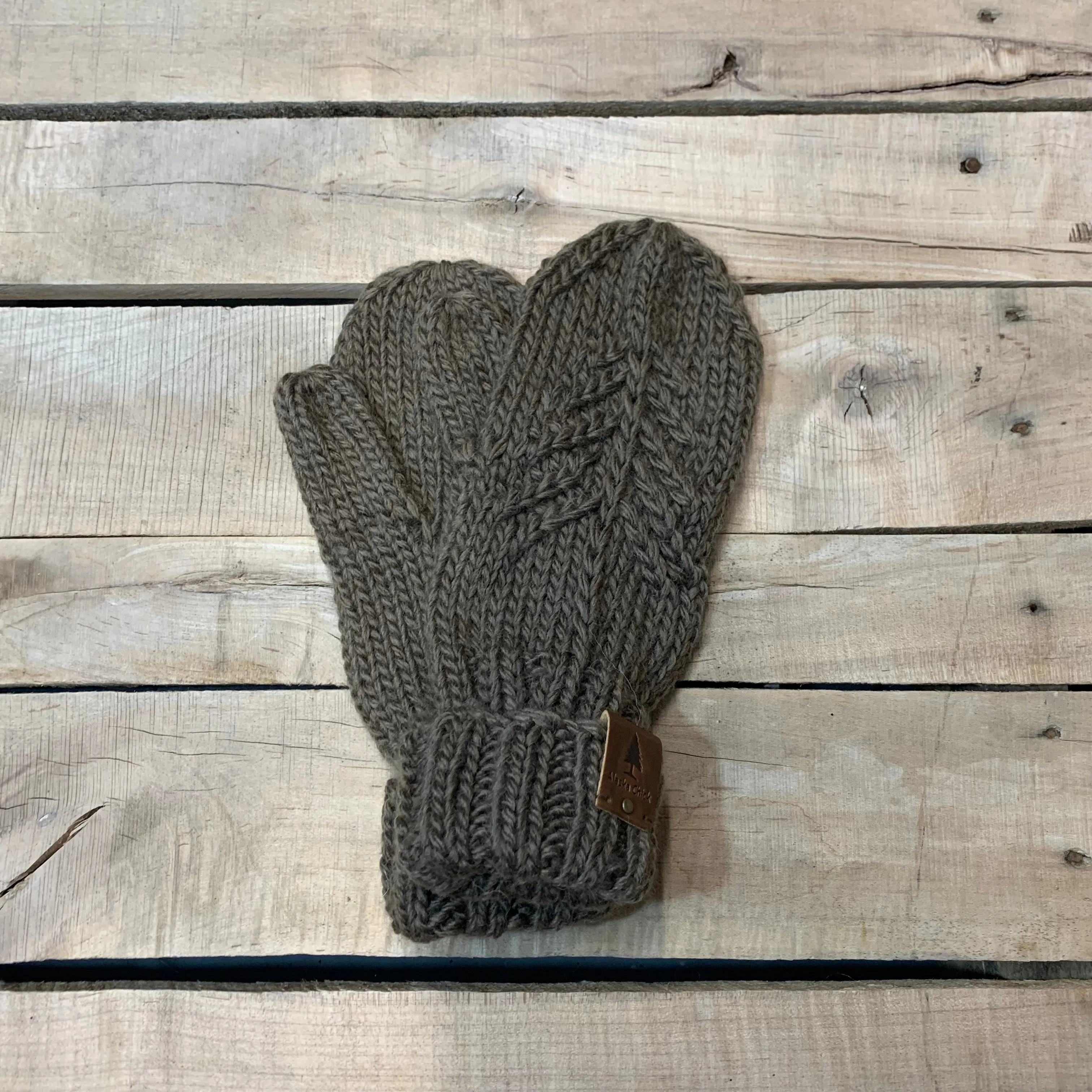 Single Tree Mittens - Fleece-Lined!